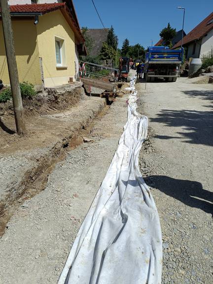 Kanalarbeiten und Drainageverlegung in Neu-Ehringsdorf