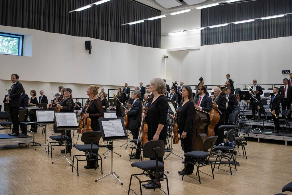 Blick in den Probensaal