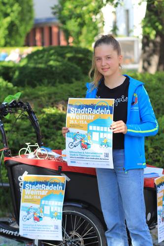Julia Reddmann (13) ist der diesjährige Stadtradeln-Star.