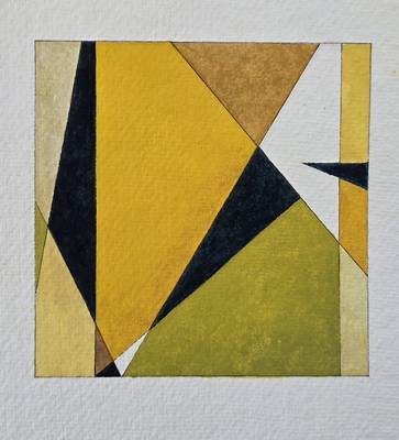 Transformation I, Gouache und Tusche, 2026