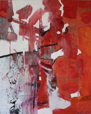 „Helden“, 2025, Öl auf Nessel, 150 × 120 cm