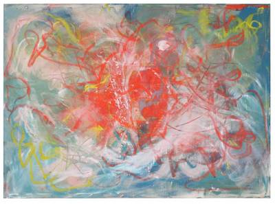 „Luftwesen - nie ist jetzt“, 1,10m x 1,50m, 2024