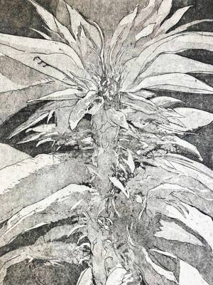 „Fleur“, Radierung 2025