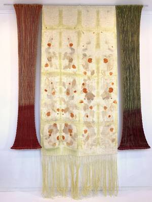 Approach Slowly 2024, Textil 260 cm x 195 cm.