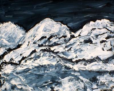 „Winterland“, Acryl, 60x40, 2013