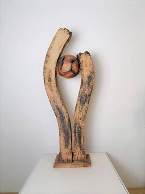 Balance, Keramik, 125 x 40 cm, 2025