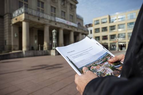 18.03.2024 Weimar: Rückfragekolloquium und Rundgang durch das Deutsche Nationaltheater im Rahmen der Planung der Generalsanierung des Theaters. ©Foto: Thomas Müller 18.03.2024 Weimar: Rückfragekolloquium und Rundgang durch das Deutsche Nationaltheater im Rahmen der Planung der Generalsanierung des Theaters.