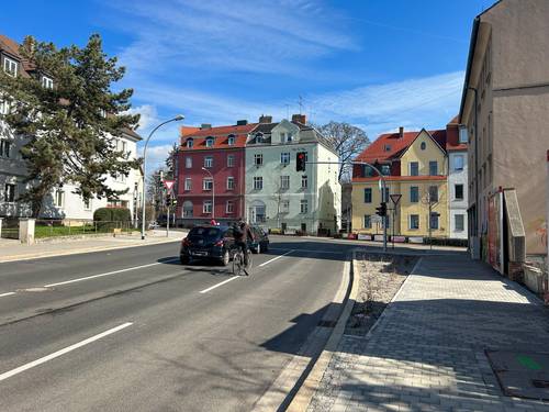 Der 1. Bauabschnitt in der Fuldaer Straße konnte im Februar 2023 fertig gestellt werden. (Archivbild)