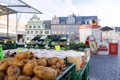 Marktstand in Weimar