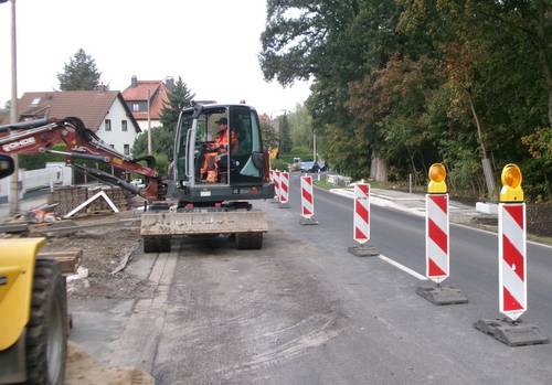 Baumaßnahme am Lindenberg