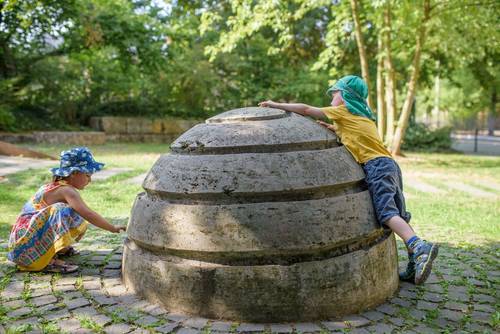 Spielpunkt Quartiergarten Kohlstraße (Murmelbahn)