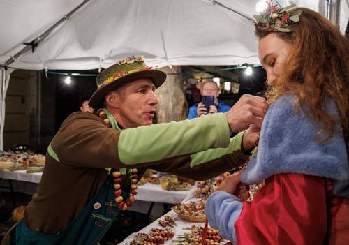 Begrüßung der Zwiebelbauern am Samstagmorgen