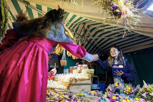 Begrüßung der Zwiebelbauern am Samstagmorgen