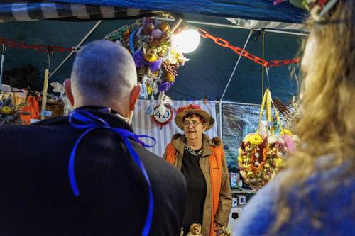 Begrüßung der Zwiebelbauern am Samstagmorgen