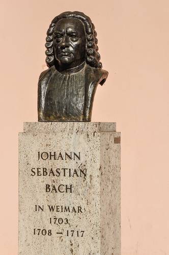 Büste von Johann Sebastian Bach in Weimar