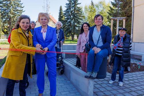 Einweihung des barrierefreien Zugangs und der Außenanlage