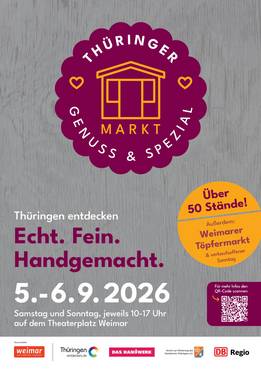 Plakat Thüringer Genuss- und Spezialmarkt