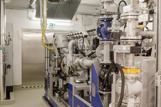 Die erzeugte Leistung des neuen dritten BHKW liegt künftig bei 250 Kilowatt elektrischer und 240 Kilowatt thermischer Energie.