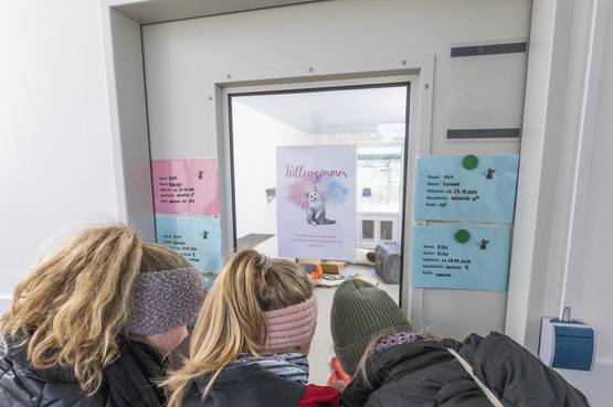 Ein Blick hinter die Kulissen.