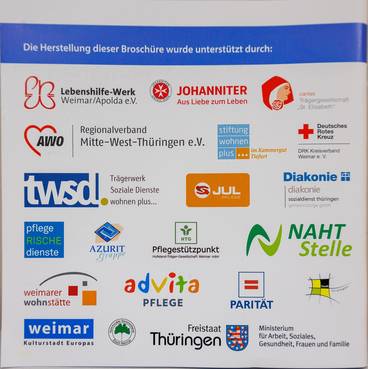 Die Broschüre ist ein Gemeinschaftsprojekt der Stadt Weimar mit vielen weiteren Akteuren.