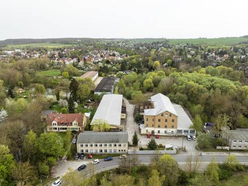 Blick über das Gelände
