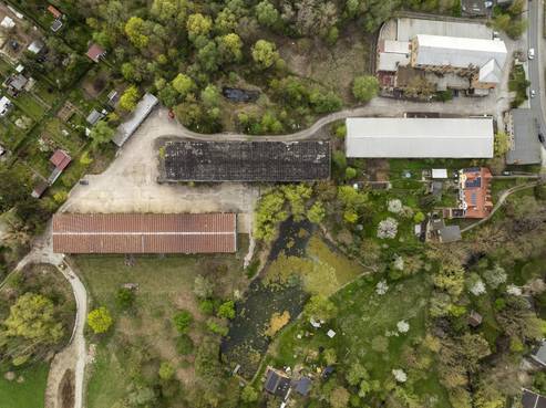 Blick über das Gelände