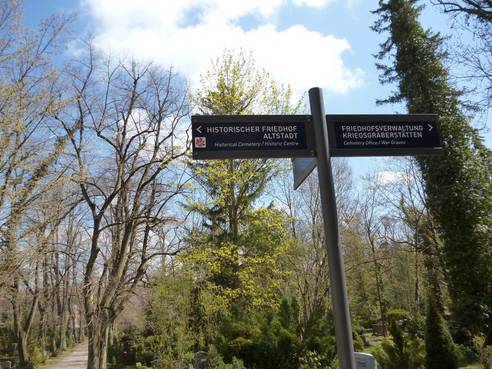 Wegweiser Historischer Friedhof