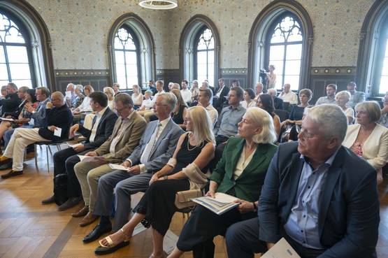 Die Preisverleihung fand im Festsaal des Weimarer Rathauses statt