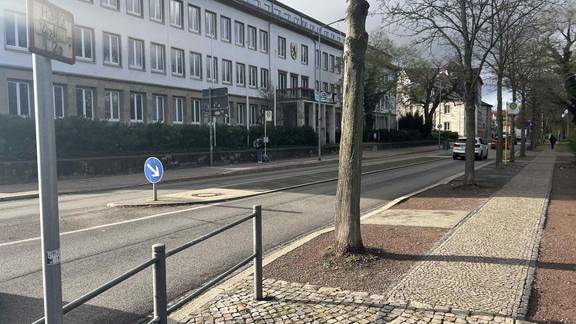 Mittelinsel ohne Baken