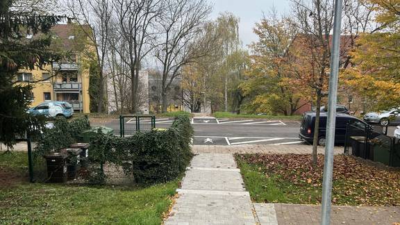 Vorgezogener Seitenraum Dr-Salvador-Allende-Straße