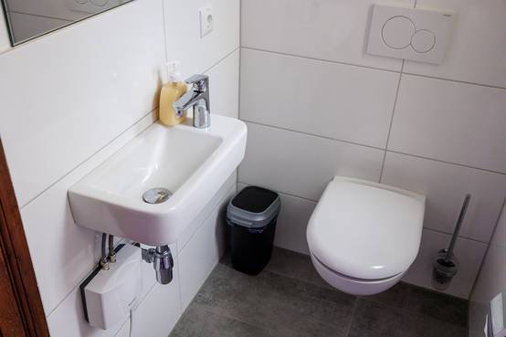 Neue sanitäre Einrichtungen.