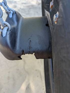 Bissschäden Reifenschaukel