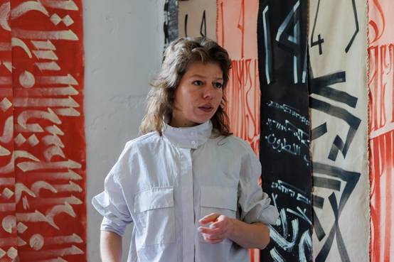 Ella Ponizovsky Bergelson, die derzeitige Stipendiatin des Internationalen Atelierprogramms der Stadt Weimar und der ACC Galerie ©Stadt Weimar Ella Ponizovsky Bergelson, die derzeitige Stipendiatin des Internationalen Atelierprogramms der Stadt Weimar und der ACC Galerie