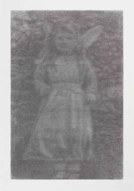 Levitation, Kreide auf Papier, 73 x 51 cm