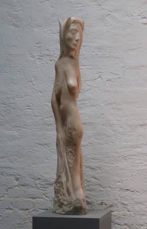 Syrinx 2013, Travertin, Höhe 119,5 cm