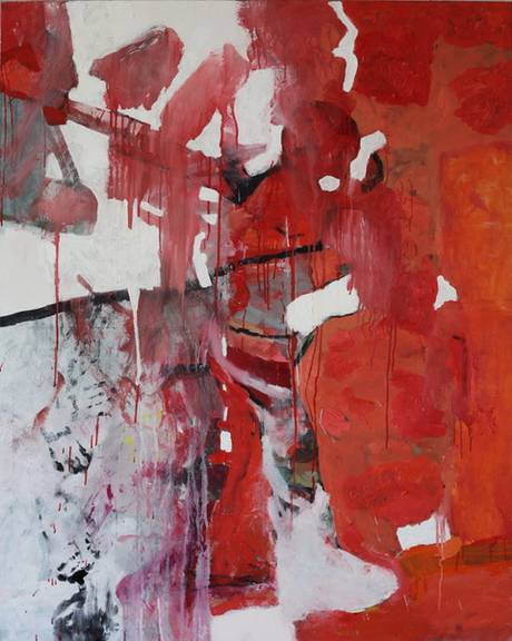 „Helden“, 2025, Öl auf Nessel, 150 × 120 cm