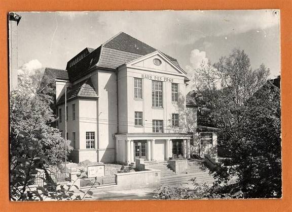 Das Volkshaus um 1950 in der Friedrich-Ebert-Straße 8.