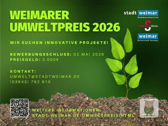 Weimarer Umweltpreis 2026