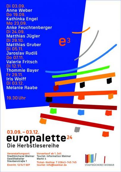 „Europalette24“ – Die Herbstlesereihe in der Stadtbücherei