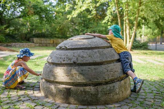 Spielpunkt Quartiergarten Kohlstraße (Murmelbahn)