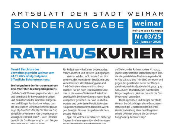 Sonderamtsblatt 3/25