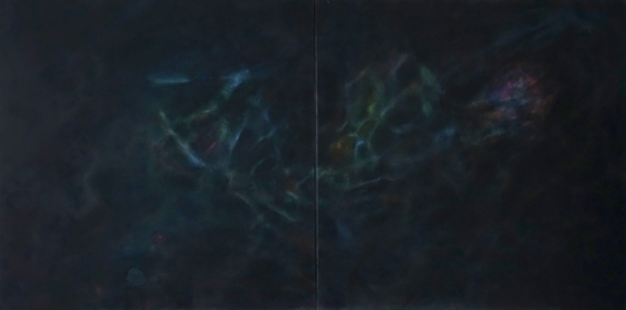 Geschlossene Augen, 100 cm x 200 cm
