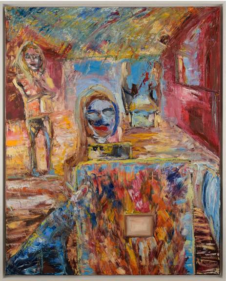 Siri toaste mir bitte einen Toast, Öl auf Leinwand, 2026, 60 x 80 cm