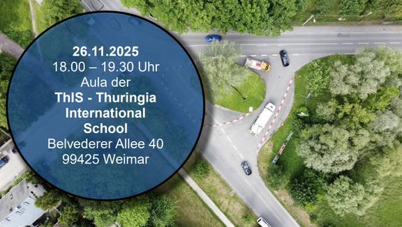 Vertreterinnen und Vertreter der Stadtverwaltung werden ebenfalls anwesend