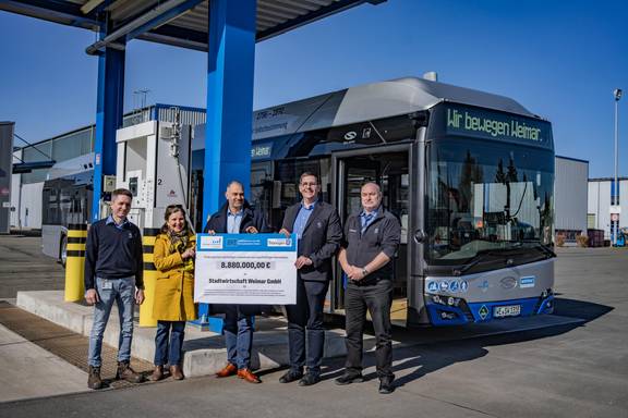 Übergabe des Zuwendungsbescheids