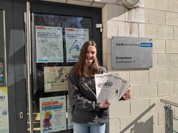 Theresa präsentiert ihr Projekt