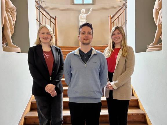 v.l.: Sarah Cüppers, Eyck Wendt, Friederike Sophie Hartmann