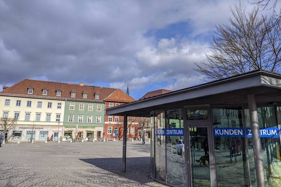 Kundenzentrum am Goetheplatz, Archivbild.