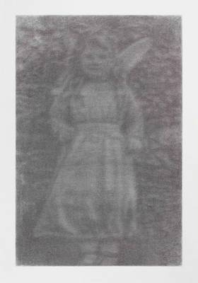 Levitation, Kreide auf Papier, 73 x 51 cm