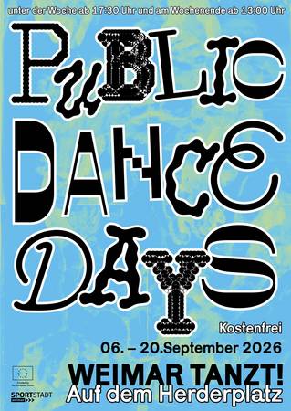 Plakat © Public Dance Days Plakat © Public Dance Days